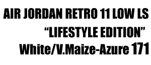 Air Jordan Retro 11 Low LS "LifeStyle Edition" 171