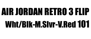Air Jordan Retro 3 Flip 101