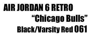 Air Jordan 6 Retro "Chicago Buiis" 061 