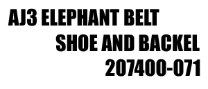 Jordan 3 Elephant Belt