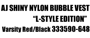 Air Jordan Shiny Nylon Bubble Vest  648