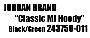 Jordan Brand "Classic Mj Hoody" 011