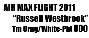 Air Max Flight 2011 "R.Westbrook Edition" 800